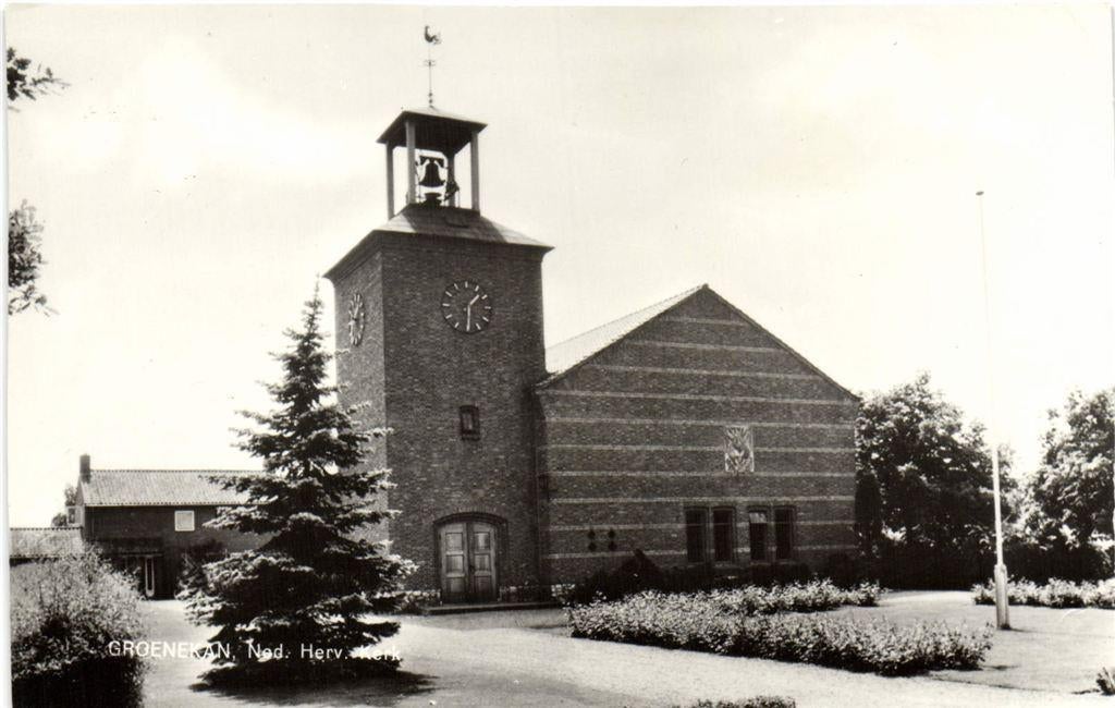 Groenekan, Ned. Herv. Kerk - 1978 gelopen, Ophalen of Verzenden, 1960 tot 1980, Gelopen, Noord-Brabant