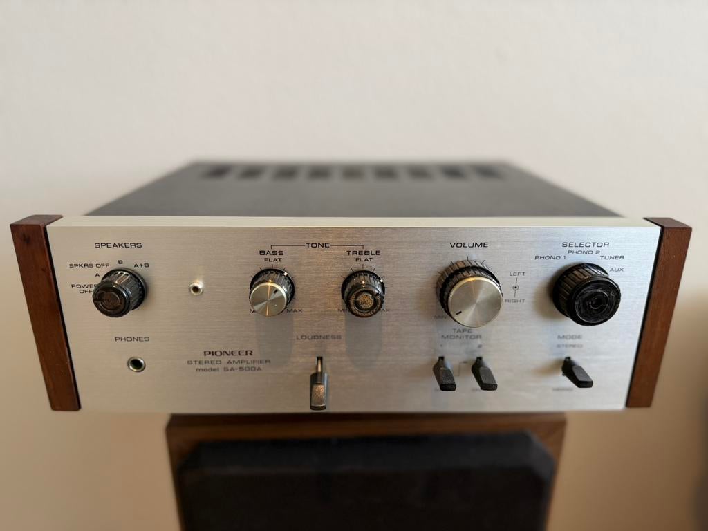 Pioneer SA-500A vintage versterker, Gebruikt, Ophalen of Verzenden, Pioneer, Minder dan 60 watt