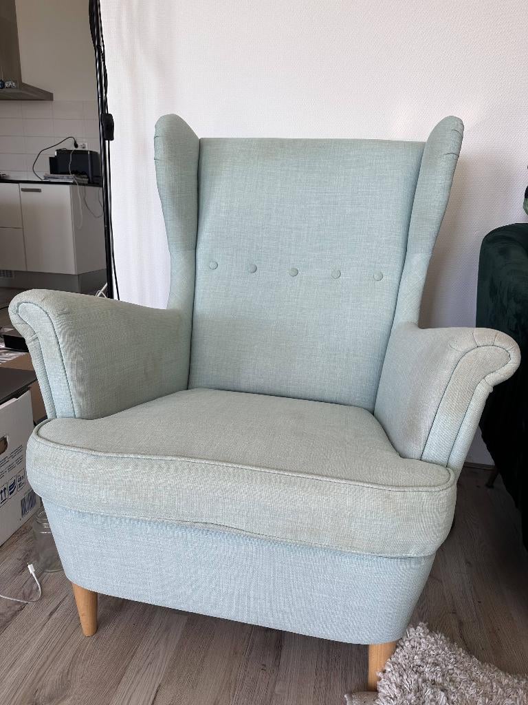 Strandmon IKEA mint green, Huis en Inrichting, Ophalen, Zo goed als nieuw, 75 tot 100 cm, Minder dan 50 cm