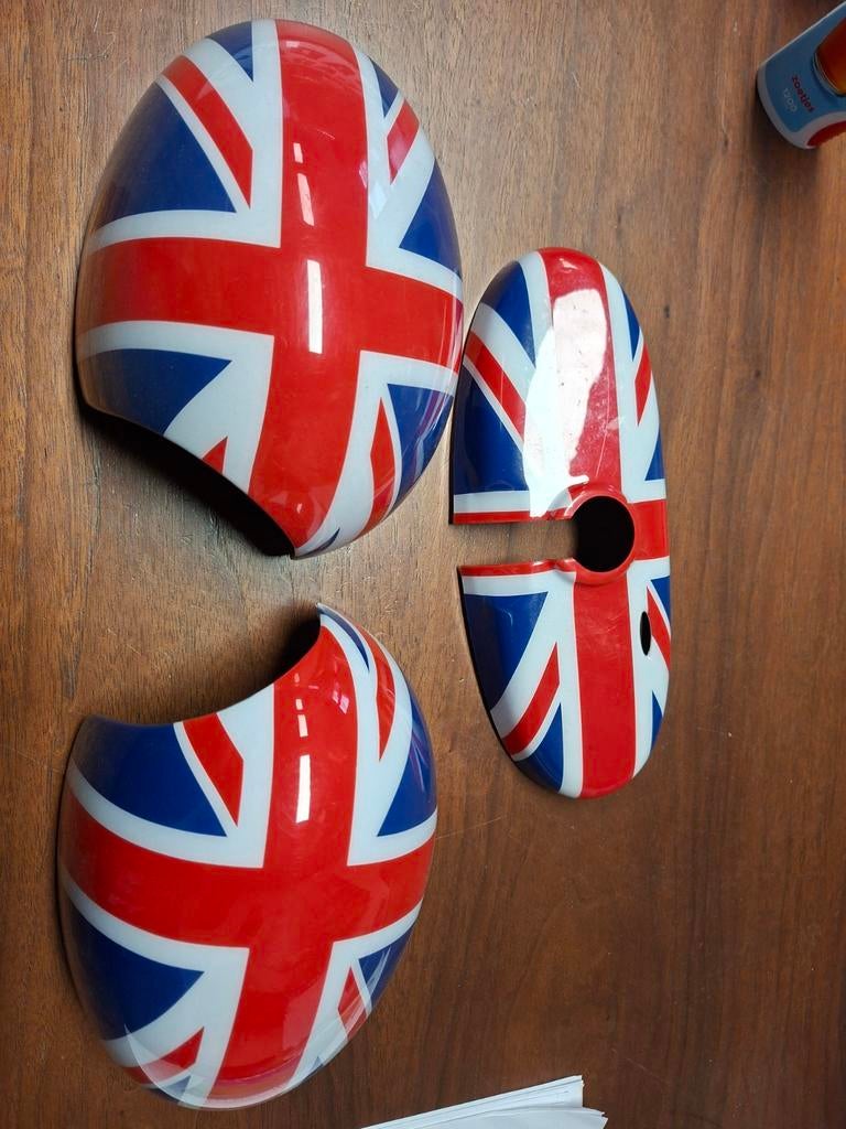 Mini Cooper Spiegelkappen Union Jack (nieuw en z.g.a.n.), Ophalen of Verzenden, Nieuw, Mini