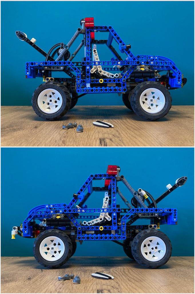Lego Technic 8435 4WD, Ophalen, Gebruikt