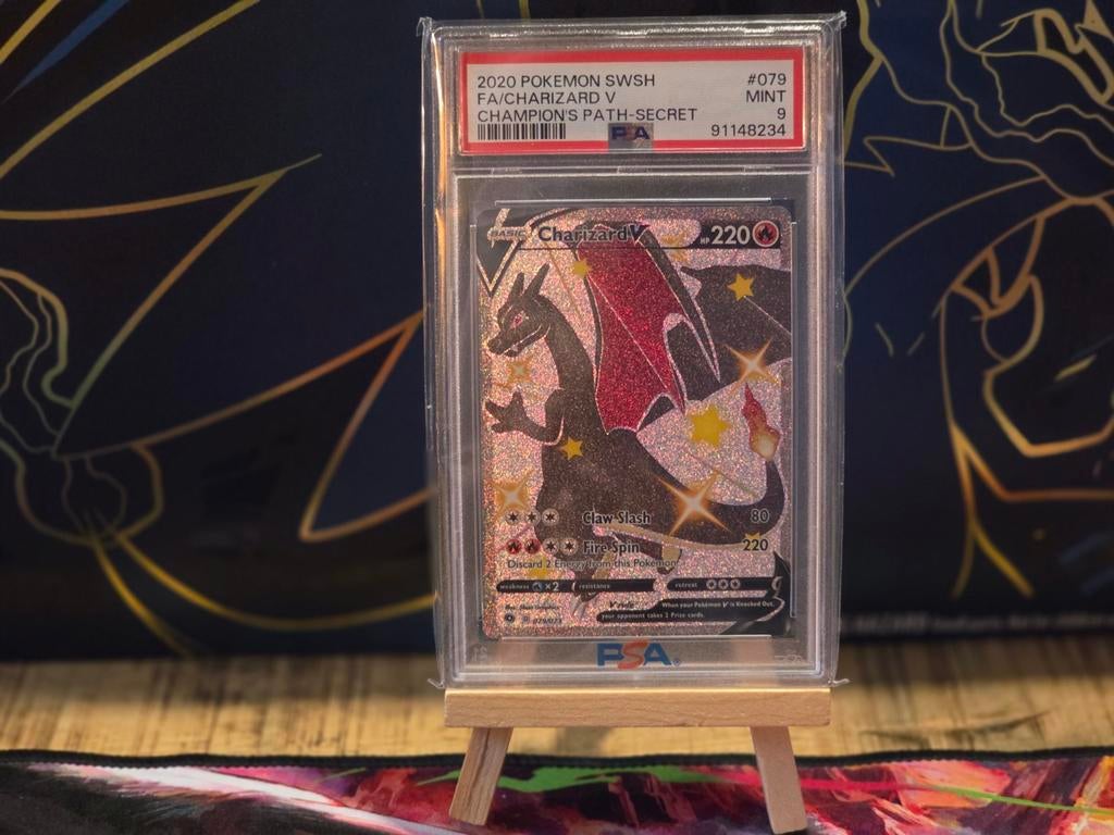 Charizard Champions path psa 9, Ophalen of Verzenden, Zo goed als nieuw