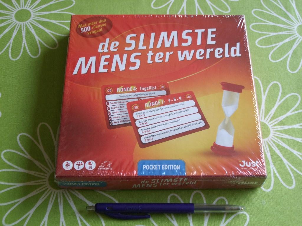 Nieuw in seal: De slimste mens pocket edition, Vijf spelers of meer, Ophalen of Verzenden, Nieuw