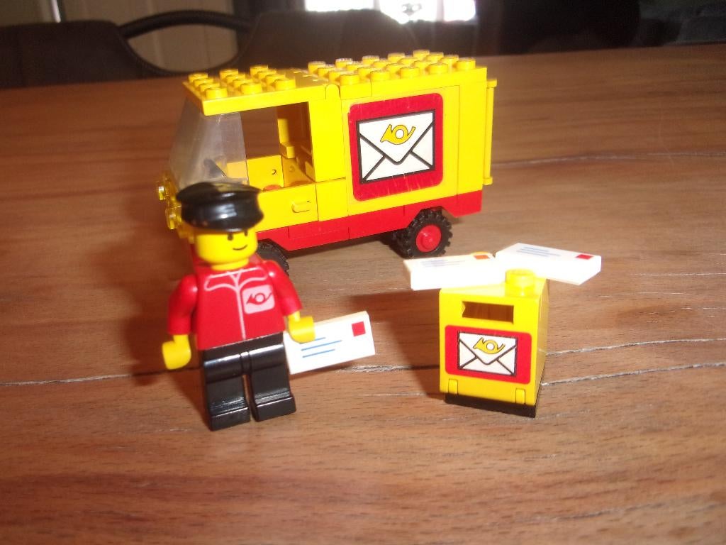 Lego Town 6651-1 Post Office Van uit 1982, Ophalen of Verzenden, Gebruikt, Complete set, Lego
