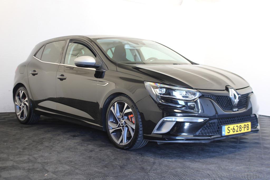 Renault Mégane 1.6 TCe GT |Stoelverw.|Navi| *Pasen Geopend!, Auto's, 4 cilinders, 1650 kg, Zwart, Hatchback