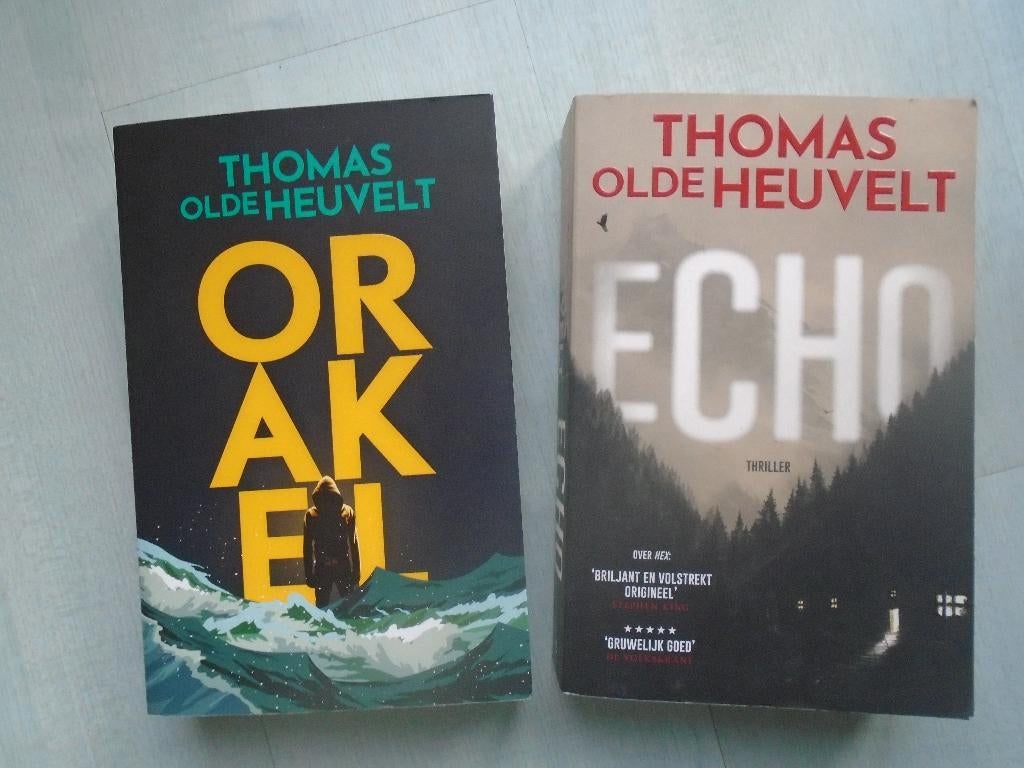 thomas olde heuvelt, november/ echo/orakel, Boeken, Thrillers, Ophalen of Verzenden, Zo goed als nieuw, Thomas Olde Heuvelt
