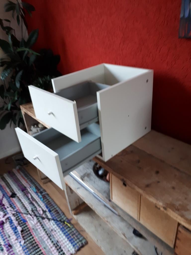 Ladeset Expedit wit voor vakkenkast ikea, Ophalen