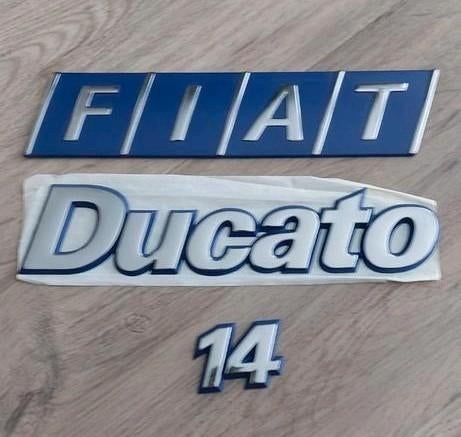 Fiat Ducato Logo's 1972 tot 2003 oud maar ongebruikt, Ophalen of Verzenden