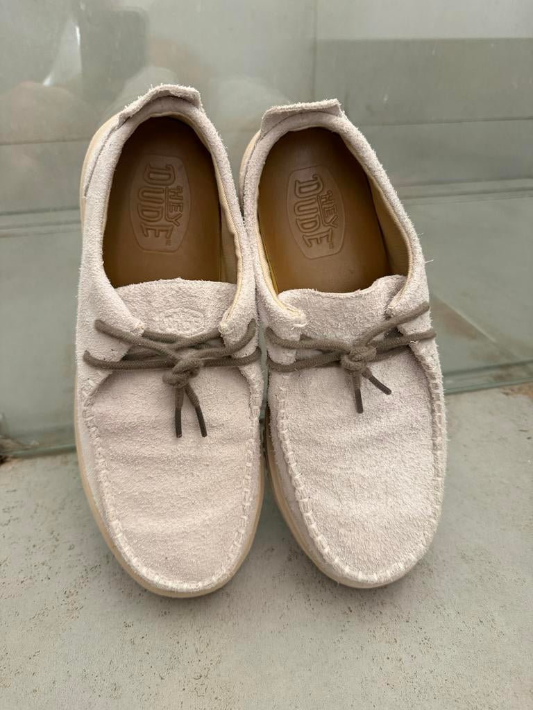 Hey Dude Wally NXT Moc schoenen maat 44, Loafers, Wit, Ophalen of Verzenden, Zo goed als nieuw