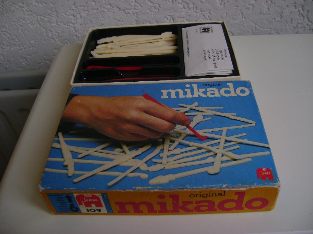 jaren 70 micado spel voor 2pers v,a 6jaar met spelregels, Een of twee spelers, Ophalen of Verzenden, Zo goed als nieuw, Jumbo