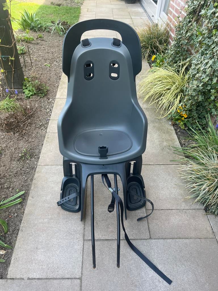 Bobike fietsstoeltje, Fietsen en Brommers, Fietsaccessoires | Fietsstoeltjes, Ophalen of Verzenden, Gebruikt, Achterzitje, Voetsteuntjes