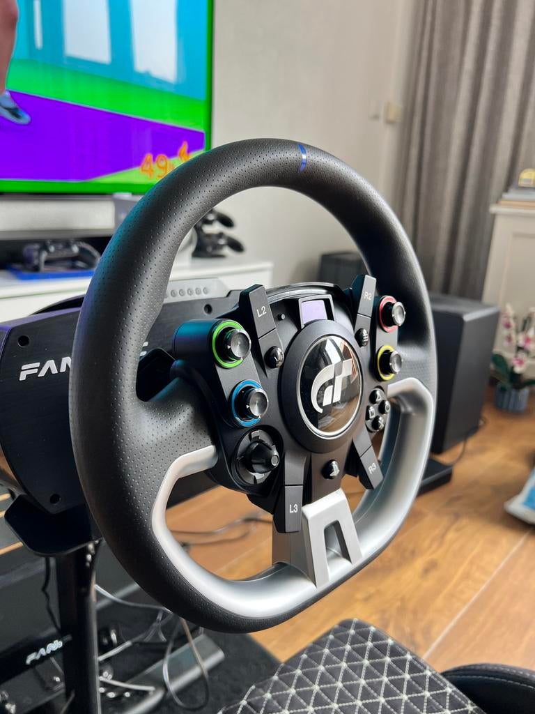 Fanatec ClubSport V2 8Nm +Dd pro wheel +LC pedalen+ playseat, Gebruikt, 1 speler, Racen en Vliegen, Ophalen of Verzenden