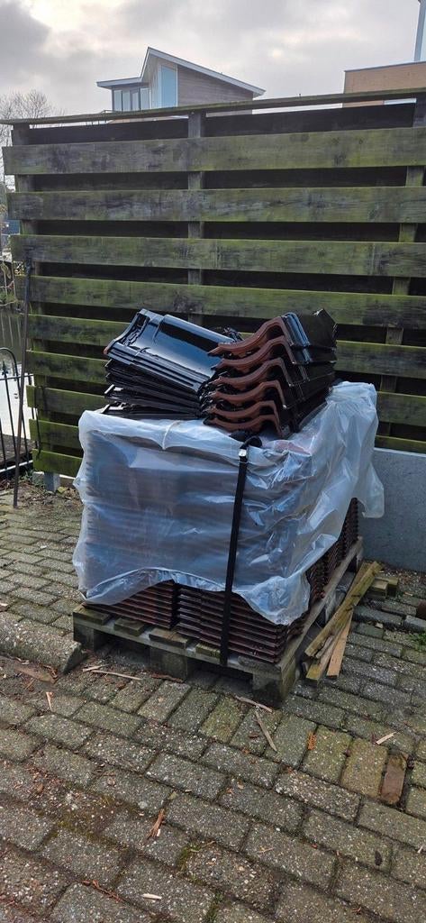 Nieuw op pallet: Koramic VHV Vario zwart verglaasd, Ophalen, Steen of Klei, Zwart, Nieuw