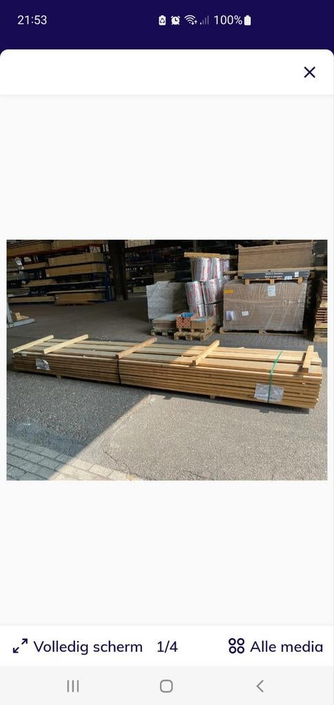 Stijgerdelen, Minder dan 25 mm, Nieuw, Ophalen of Verzenden, Plank