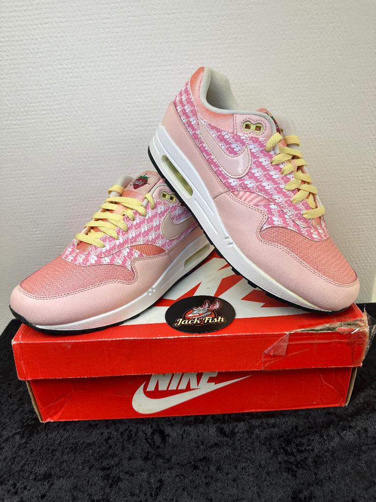 Nike air Max 1 Strawberry Lemonade - size 43, Overige kleuren, Nike, Nieuw, Ophalen of Verzenden