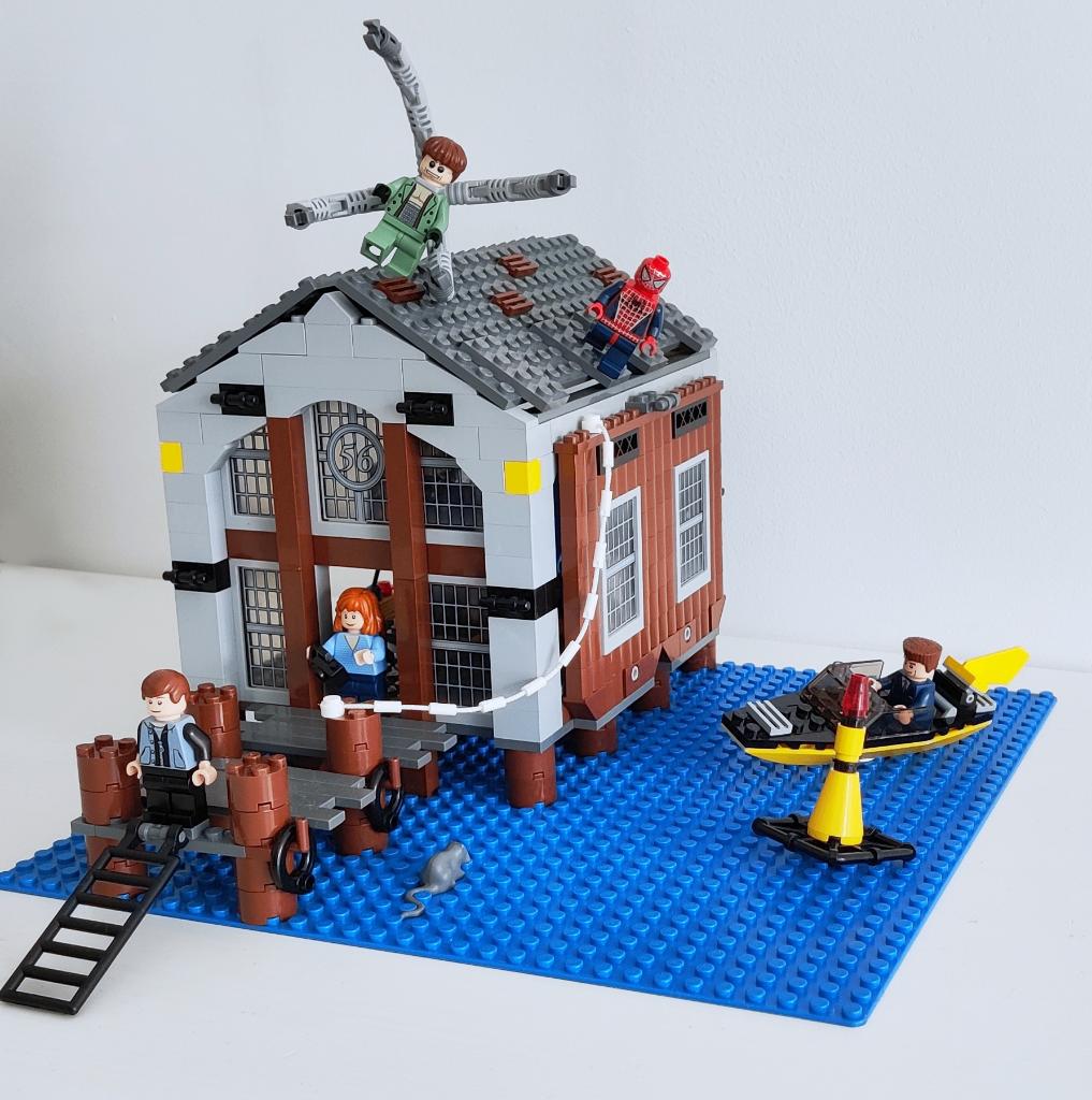 LEGO Studio's Spider-Man 2 nr. 4856 Doc Ock's Hideout, Ophalen of Verzenden, Zo goed als nieuw, Complete set, Lego