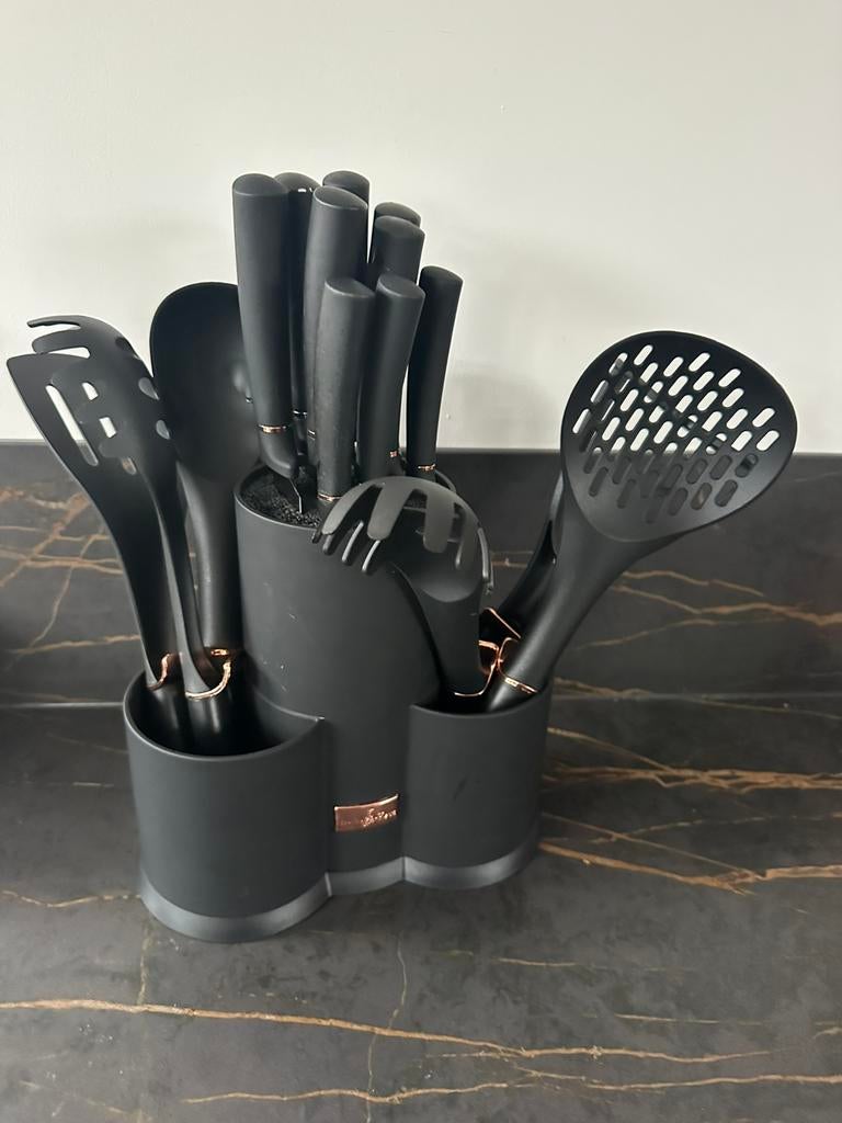 Keuken set Berlinger Haus BH-6254 - Keukenset, Ophalen, Zo goed als nieuw, Rvs of Chroom