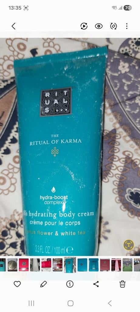 Bodycreme karma, Ophalen of Verzenden, Nieuw, Bad & Douche