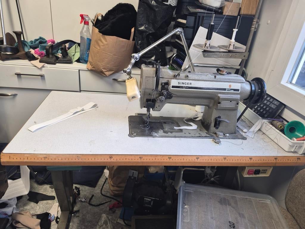 Singer Leermachine - Industrieel, Gebruikt, Singer, Ophalen of Verzenden, Naaimachine