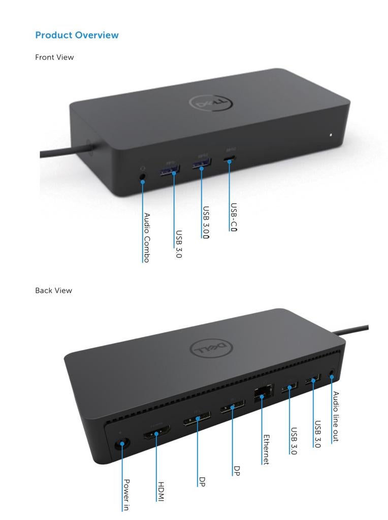 Dell D6000s USB-C/A Dock | Met Adapter | Garantie, Laptop, Dell, Dell@com, 1000AA
