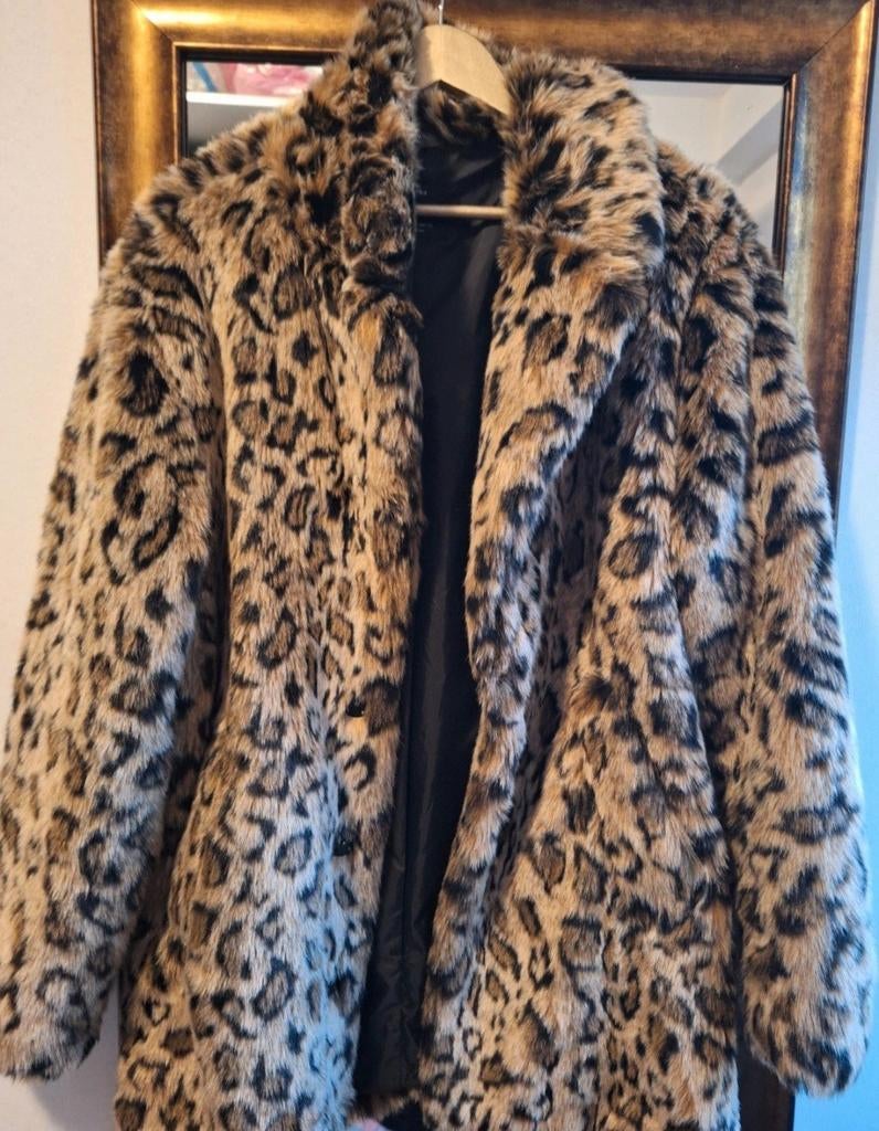 Jas - Zo Goed Als Nieuw - Oversized, Kleding | Dames, Jassen | Zomer, Bruin, Maat 42/44 (L), Zo goed als nieuw, Bershka