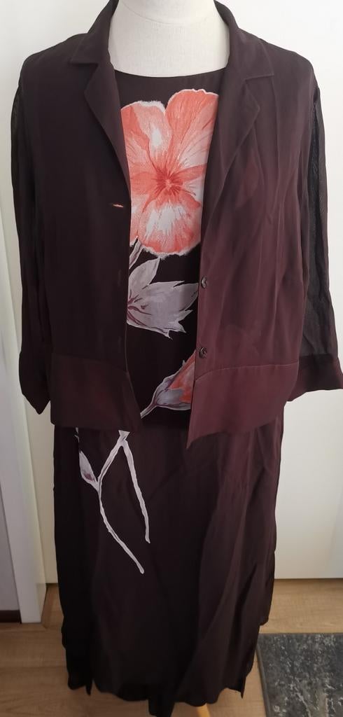 JULIEN LE ROY Emsable maat 44/46, Kleding | Dames, Jurken, Overige kleuren, Verzenden, Maat 46/48 (XL) of groter, Zo goed als nieuw