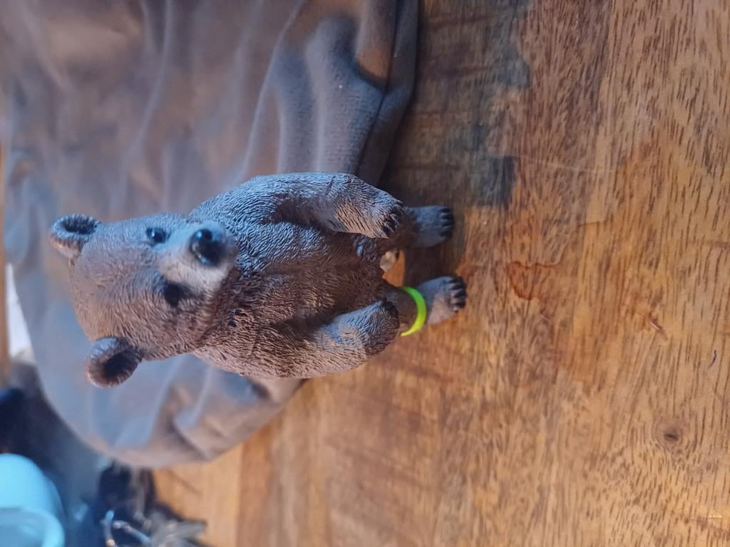 Schleich  staande grizzly beer, Ophalen of Verzenden, Zo goed als nieuw, Wild dier, Beeldje of Figuurtje