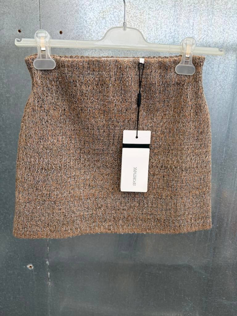 Sportmax skirt rok xs €375 wol camel cabina max mara, Ophalen of Verzenden, Zo goed als nieuw, Maat 34 (XS) of kleiner