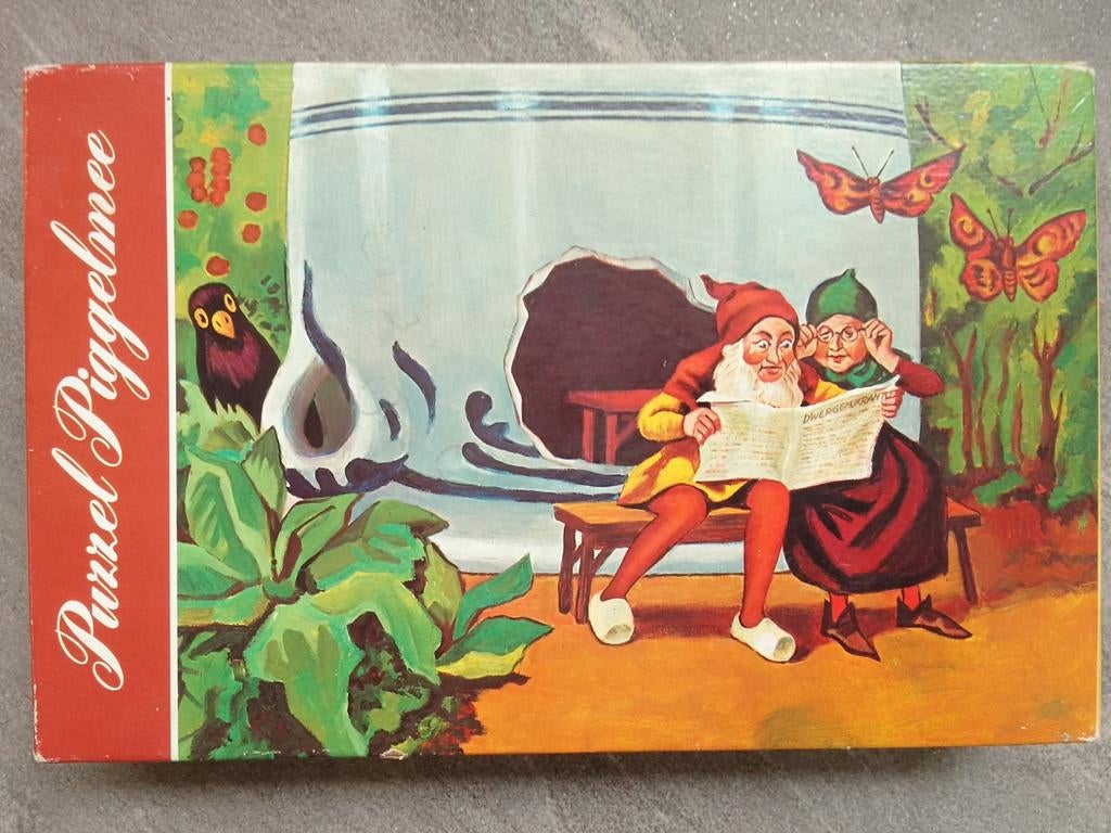 Piggelmee, puzzel 1000 stukjes, vintage, van Nelle, Ophalen of Verzenden, 500 t/m 1500 stukjes, Gebruikt, Legpuzzel