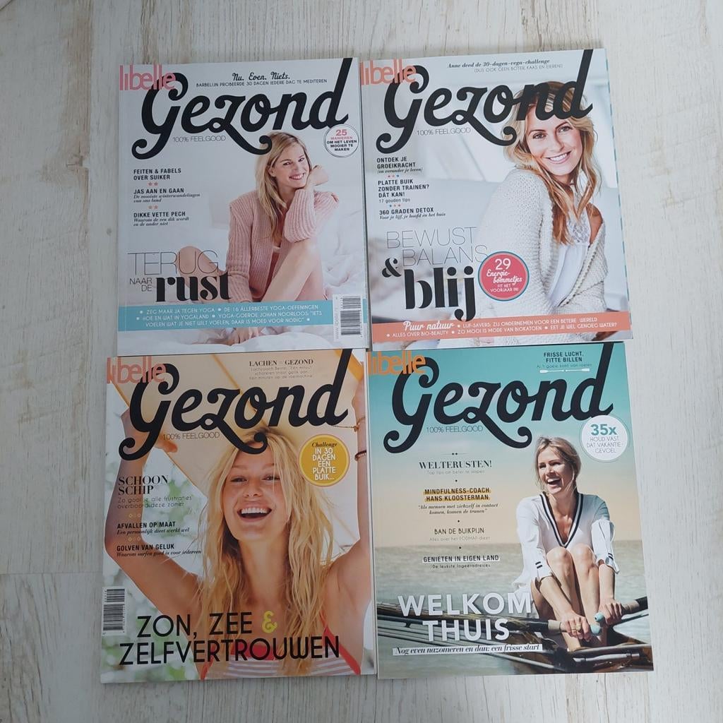 4 x Libelle Gezond, 2018, Ophalen of Verzenden, Zo goed als nieuw, Damesbladen