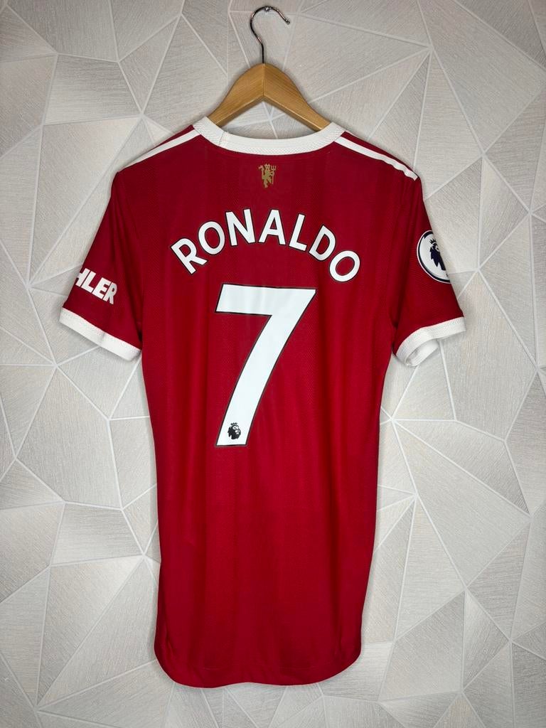 Manchester United Thuis 2021/2022 Ronaldo, Maat S, Ophalen of Verzenden, Zo goed als nieuw, Shirt
