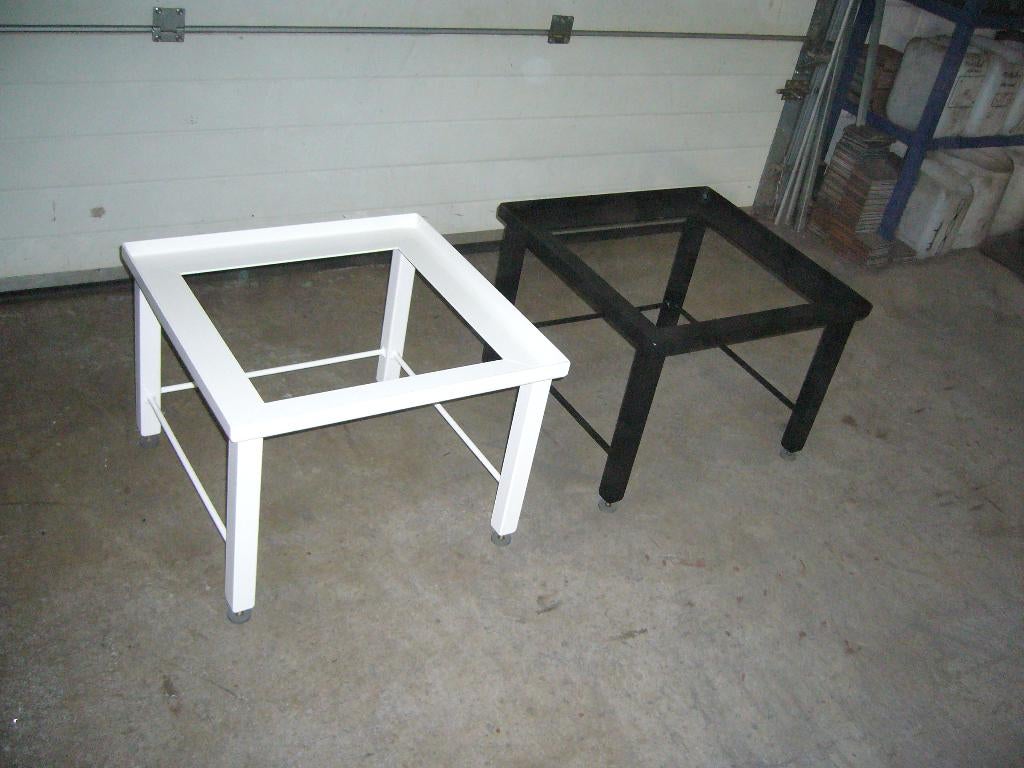 IJzersterke nieuwe wasmachineverhogers wit of mat zwart, Ophalen, Nieuw, Minder dan 85 cm