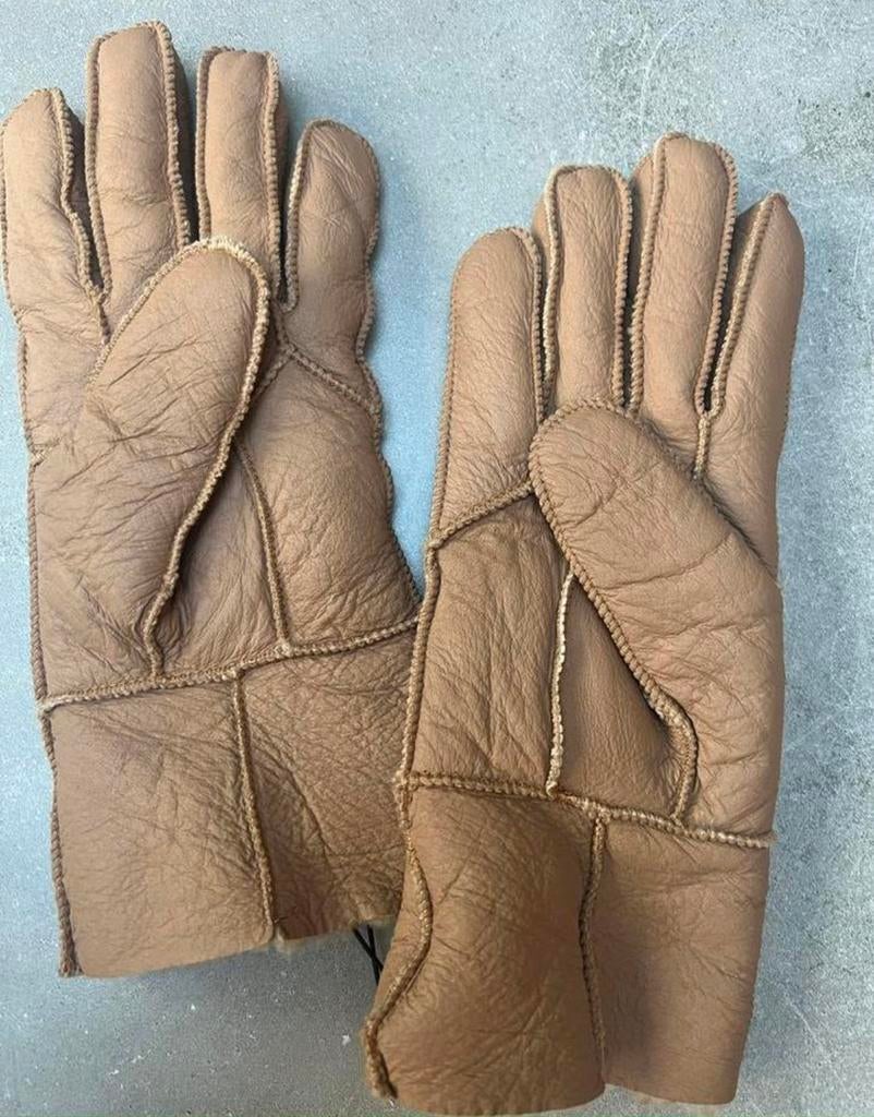 100% SHEARLING SCHAPENBONT LAMMY BEIGE BEUIN HANDSCHOENEN M, Ophalen of Verzenden, Nieuw, Maat 48/50 (M), Handschoenen