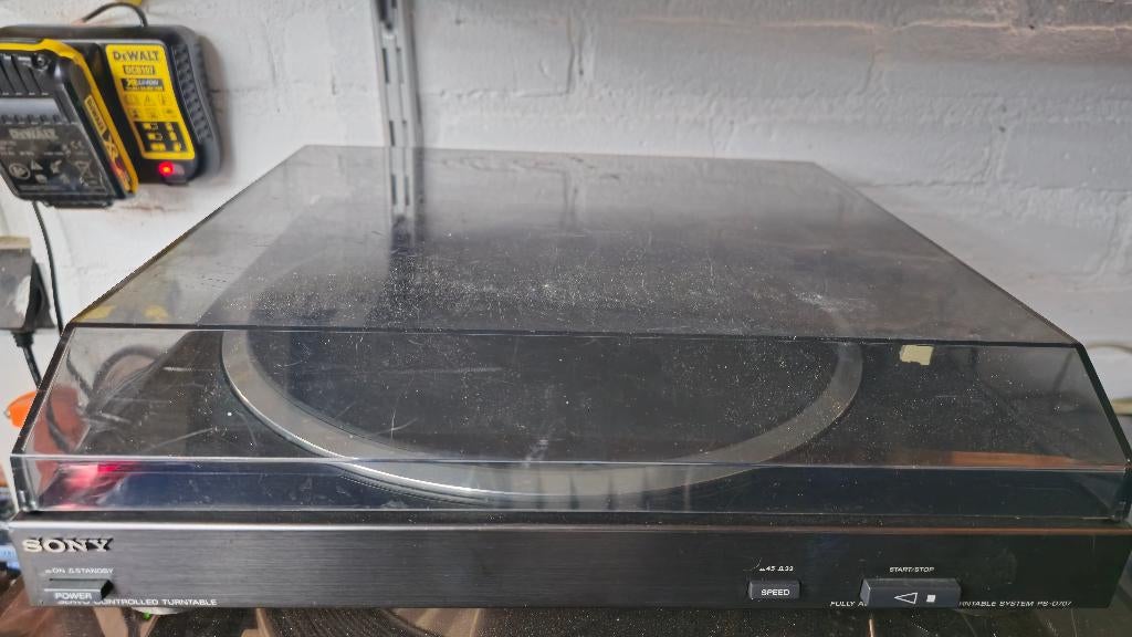 sony ps d707 platenspeler mist de naald  lichte krassen, Ophalen, Gebruikt, Platenspeler, Sony