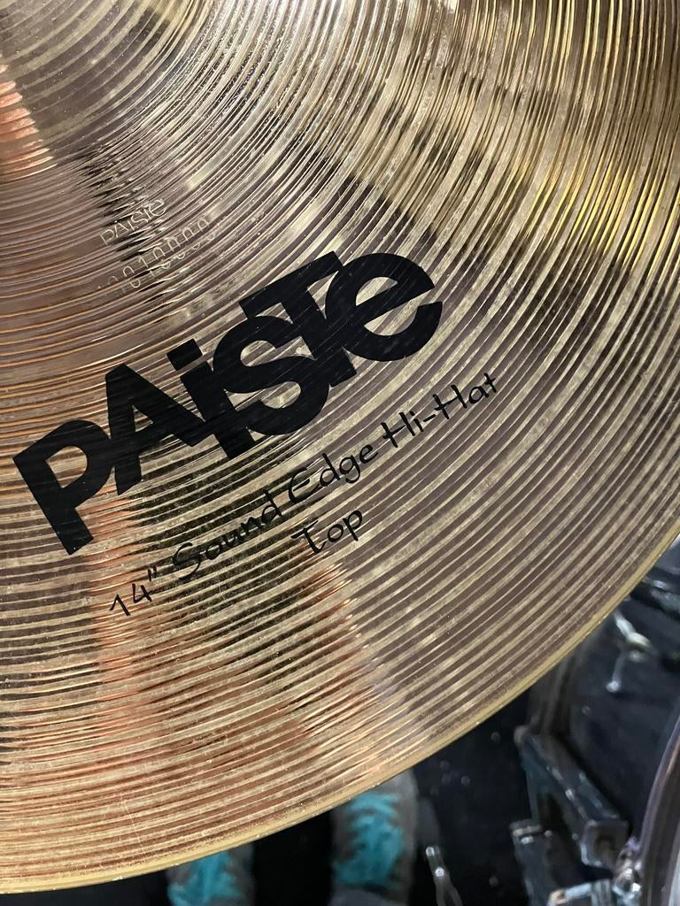 Set Paiste Sound Formula ride + sound edge hihat, Ophalen of Verzenden, Zo goed als nieuw, Overige merken
