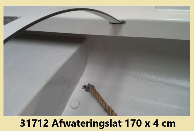 31712 Afwateringslat van Trespa voor onder afdekzeil., Watersport en Boten, Ophalen of Verzenden, Nieuw, Overige typen