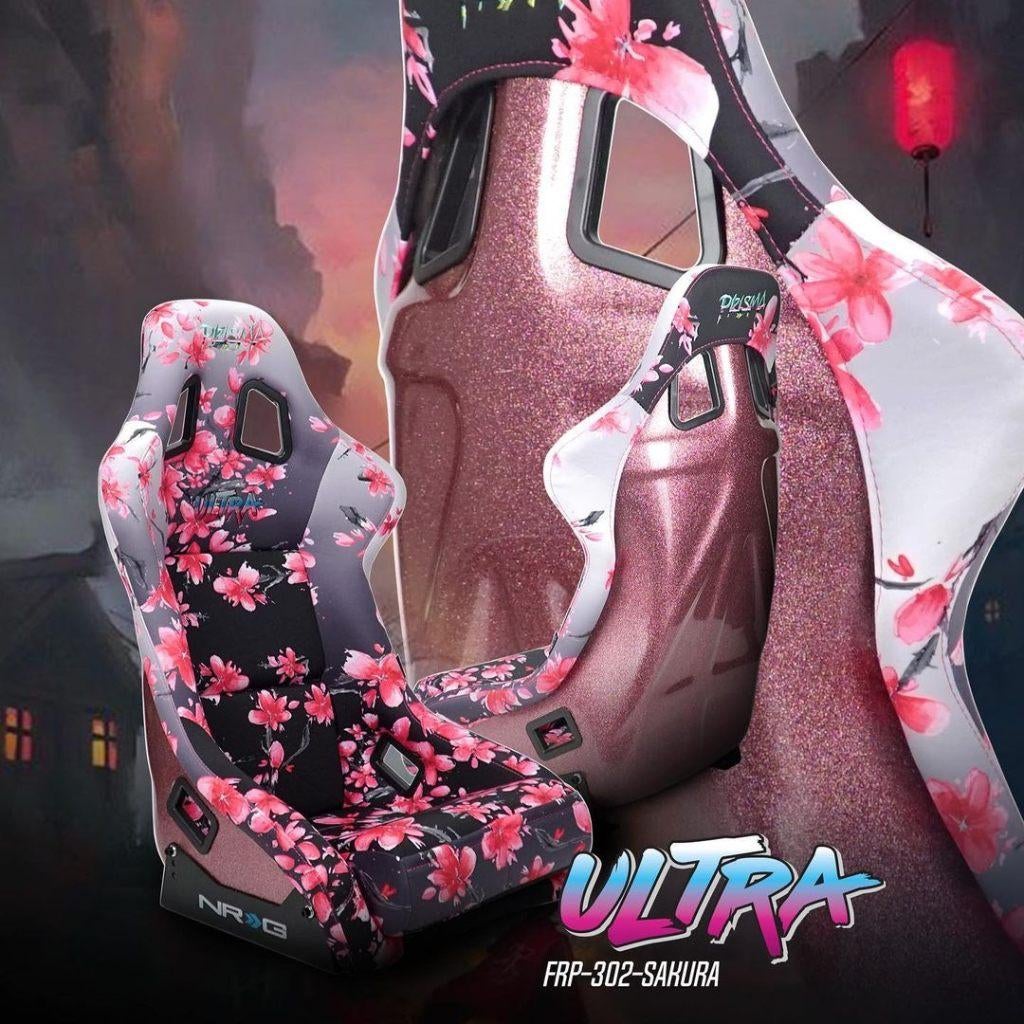 NRG Prisma Ultra Sakura Kuipstoel Sportstoel Roze, Ophalen of Verzenden