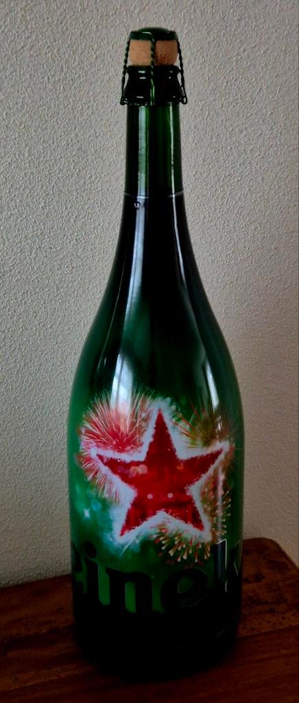 Te koop volle 1,5 ltr fles Heineken bier uit 2018 speciaal, Ophalen of Verzenden, Zo goed als nieuw, Flesje(s), Heineken