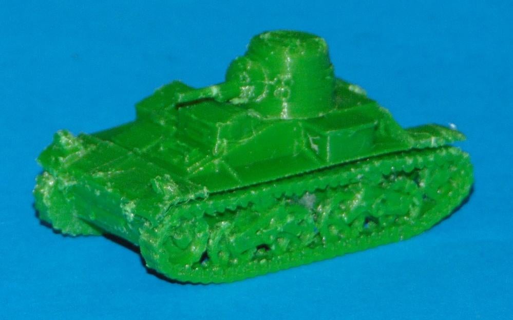Belgische T.15 tankette - 3D-print in diverse schalen., Hobby en Vrije tijd, Verzenden, Nieuw, Historisch, Toebehoren