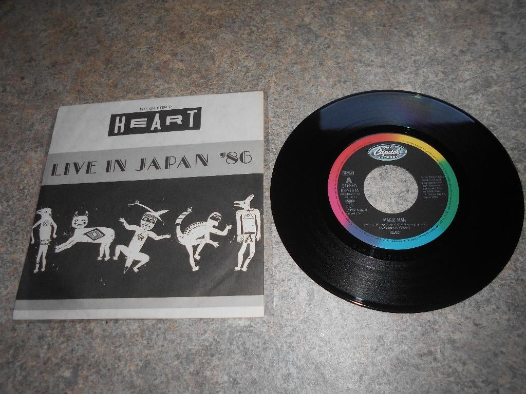 Heart Promo Single – Live in Japan '86, Verzenden, Gebruikt, Overige formaten, Poprock
