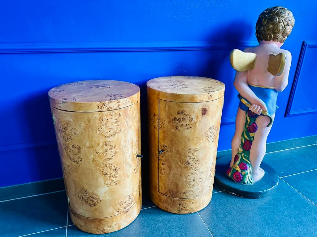Zeldzame Lemon Furniture Nachtkastjes Constant Burl, Huis en Inrichting, Ophalen, Minder dan 45 cm, Nieuw, 55 tot 70 cm