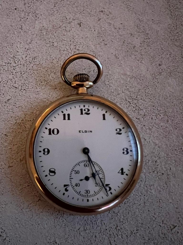 Mooi goed lopent zakhorloge elbin, Ophalen of Verzenden, Staal, Overige merken