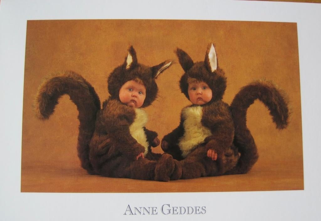 Anne Geddes - AGC036 - kinderen als eekhoorn - 2003 - nieuw, Verzenden, 1980 tot heden, Ongelopen, Kinderen