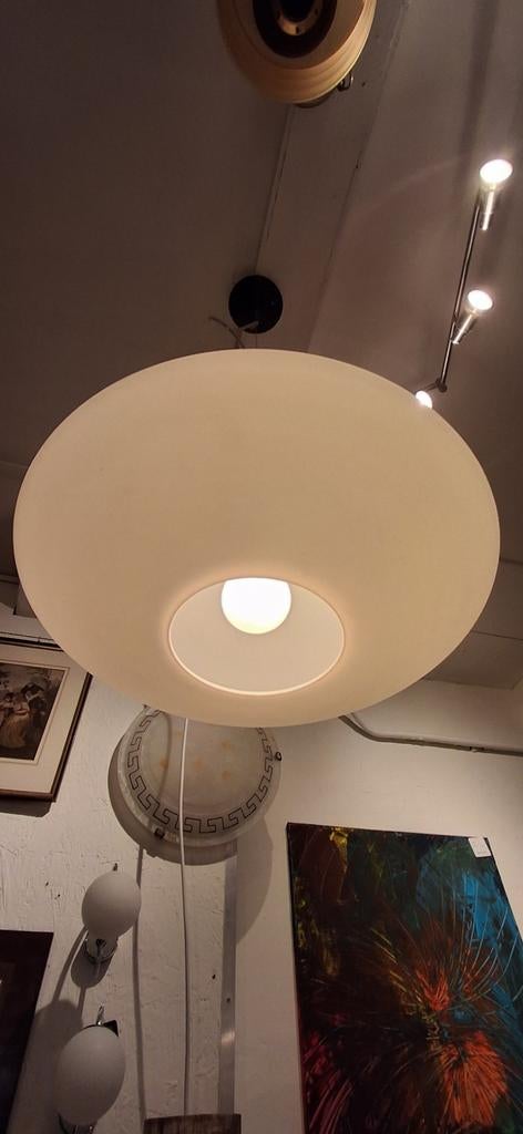 Space Age UFO Lamp Melkglas, Huis en Inrichting, Lampen | Hanglampen, Space Age, Gebruikt, Unknown, Unknown