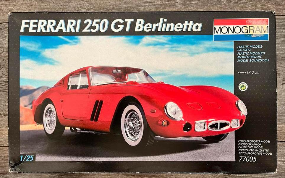 Monogram Ferrari 250GT Berlinetta Bouwdoos 1:25, Gebruikt, Auto, 1:32 tot 1:50, Ophalen of Verzenden
