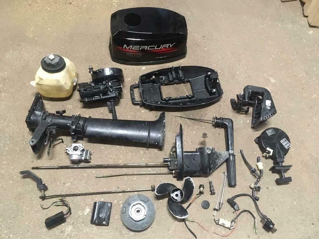 Mercury Mariner 4 en 5 pk 2 takt buitenboordmotor onderdelen, Ophalen of Verzenden, Gebruikt, Motor en Techniek