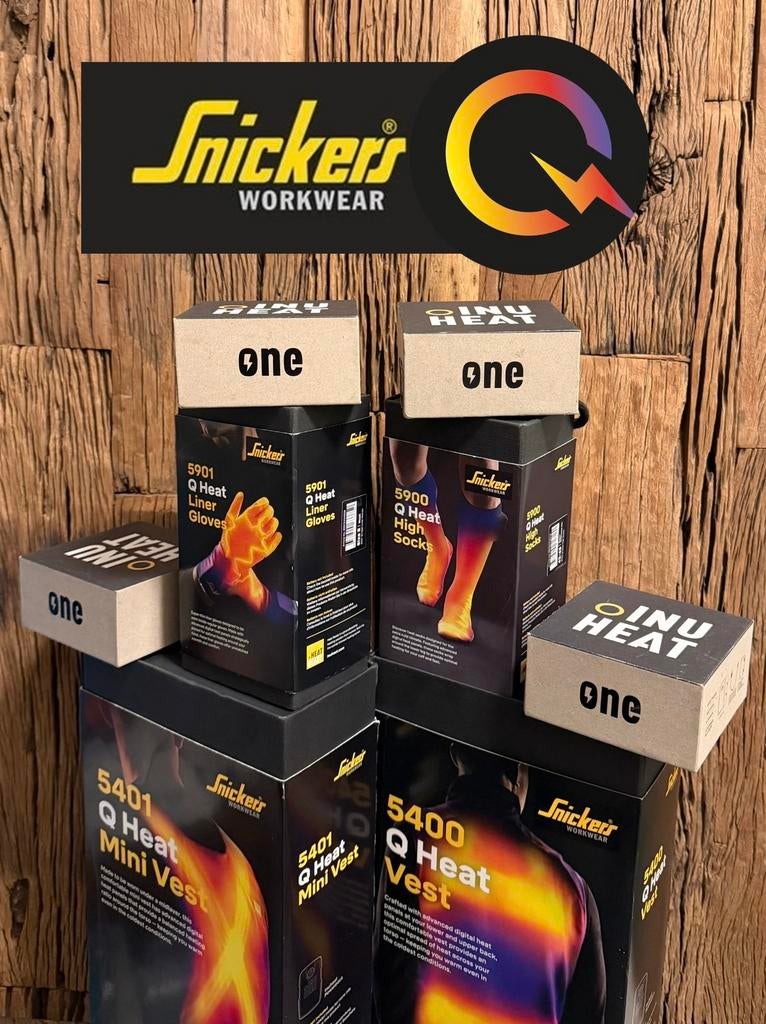 Snickers Workwear Q-Heat Bodywarmer Incl One Accupack Sale, Tuin en Terras, Werkkleding, Heren, Snickers Workwear, Nieuw, Ophalen of Verzenden