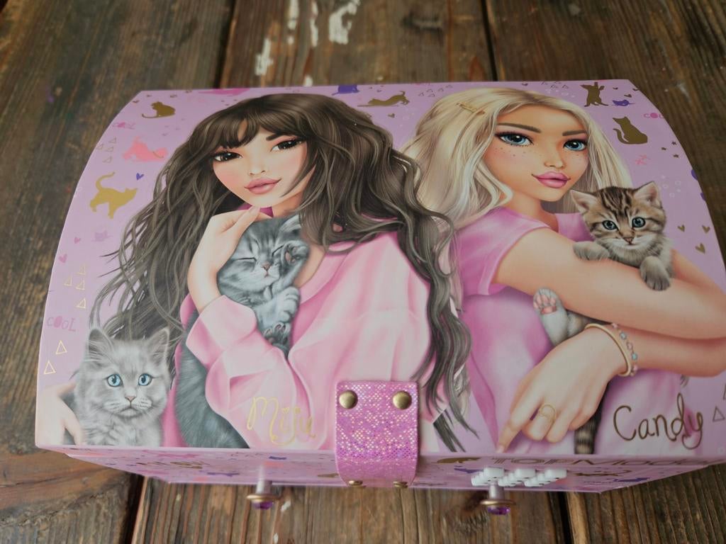 Sieradendoosje van Top model met slot., Ophalen of Verzenden, Zo goed als nieuw