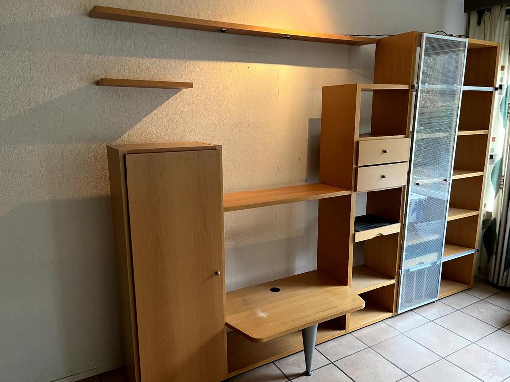 Wandmeubel geschikt voor audio en TV, Ophalen, 25 tot 50 cm, Minder dan 100 cm