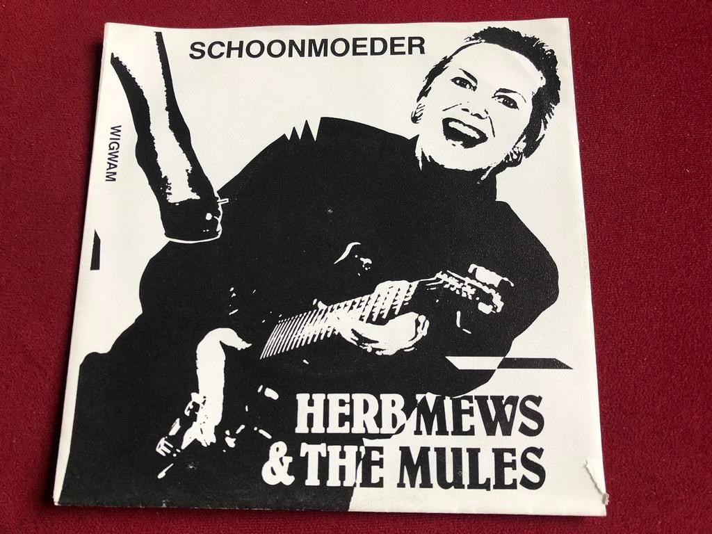 Single Herb Mews & The Mules - Schoonmoeder singel 7”, Ophalen of Verzenden, Zo goed als nieuw